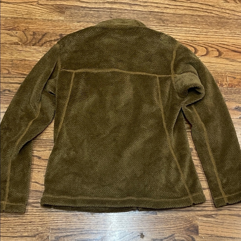 Patagonia Women's Fleece Pullover Tan Brown Kanga Pocket woman’s size M - Picture 15 of 16